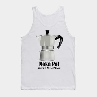 Moka Pot Stovetop Espresso Mokka Coffee love quotes Tank Top